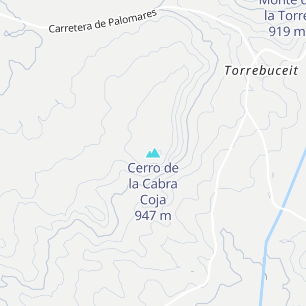 Map of Cerro de la Cabra Coja