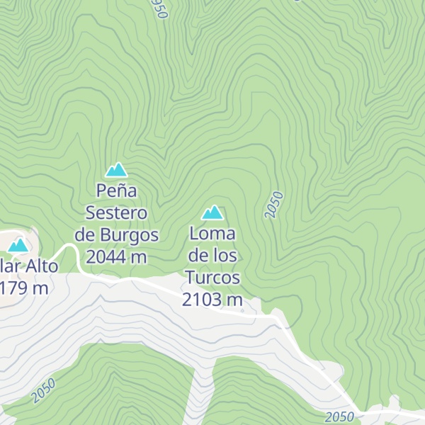 Map of Loma de los Turcos