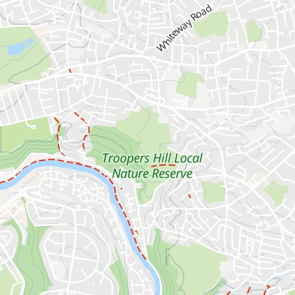 Map of Troopers Hill