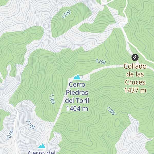Map of Cerro Piedras del Toril