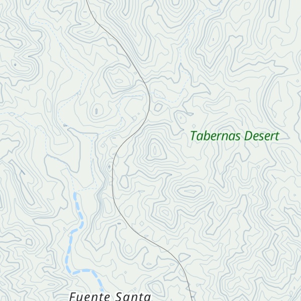Map of Cerro Gordo