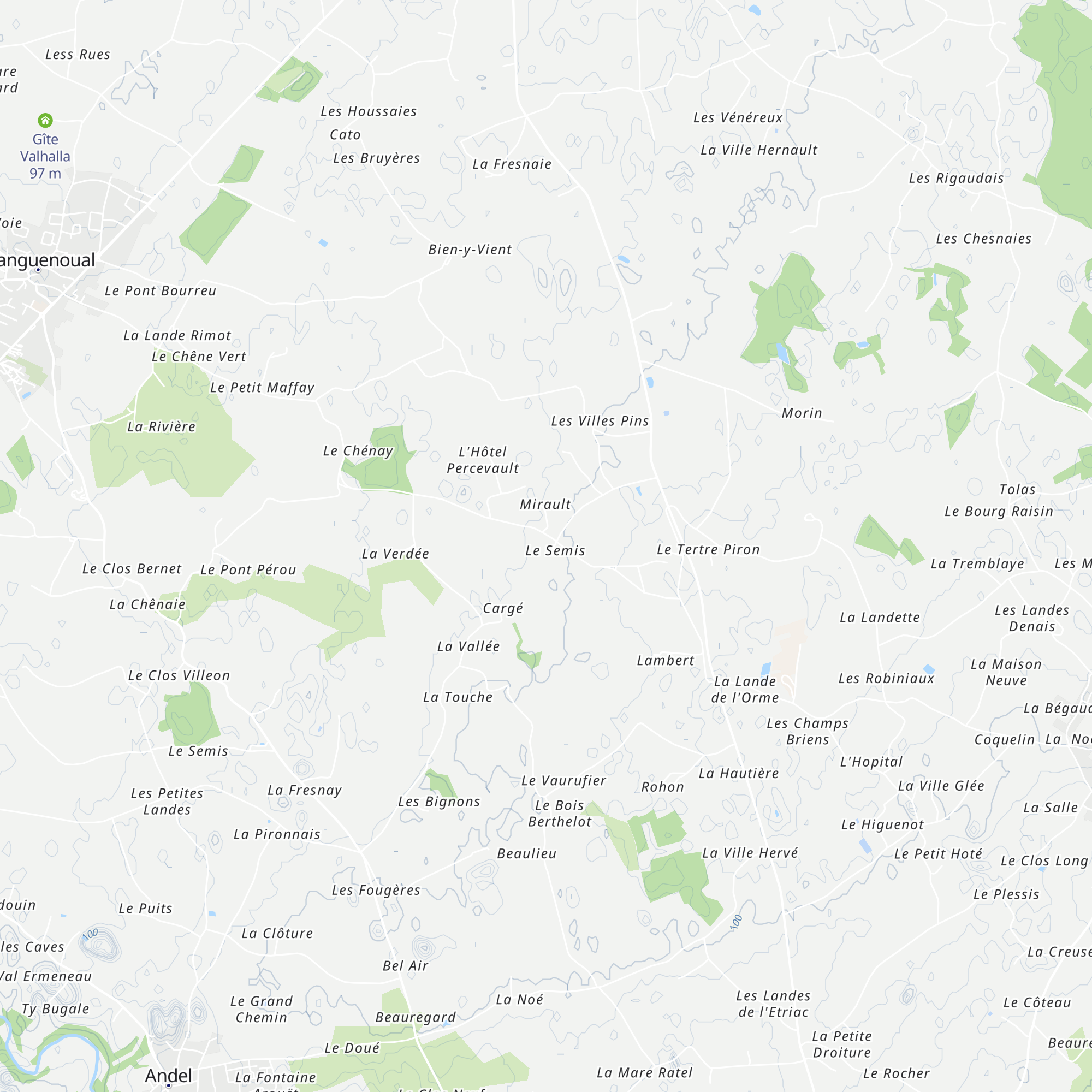 Gîtes paysans Bourgault map