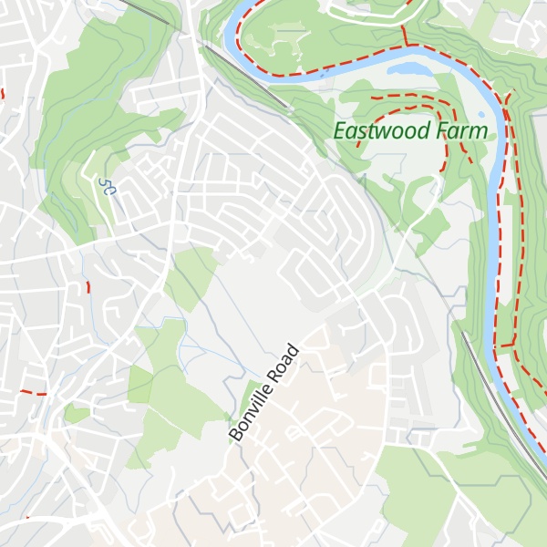 Map of Broom Hill