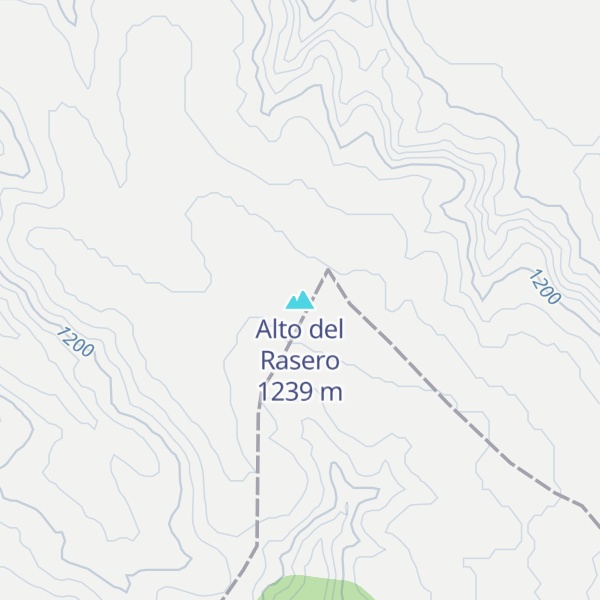 Map of Alto del Rasero