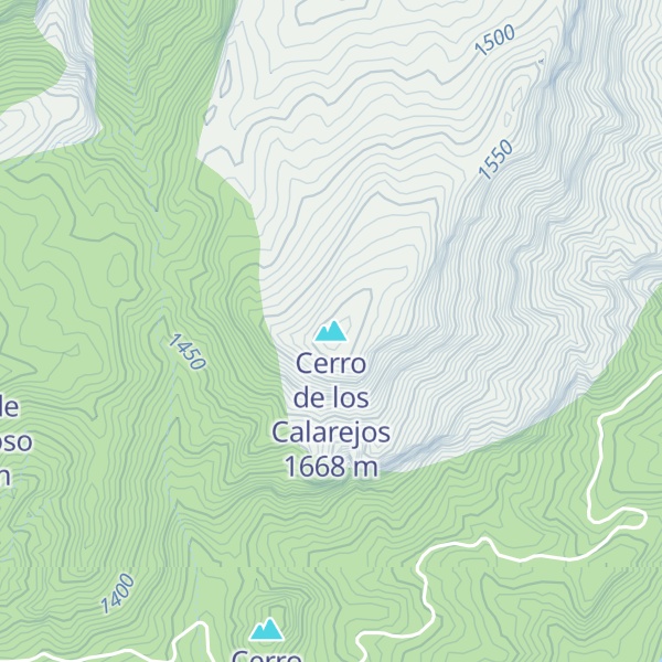 Map of Cerro de los Calarejos