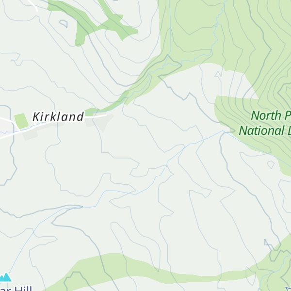 Map of Barons Hill