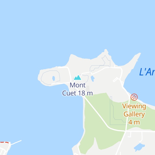 Map of Mont Cuet