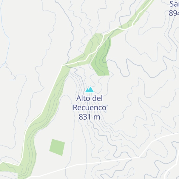 Map of Alto del Recuenco