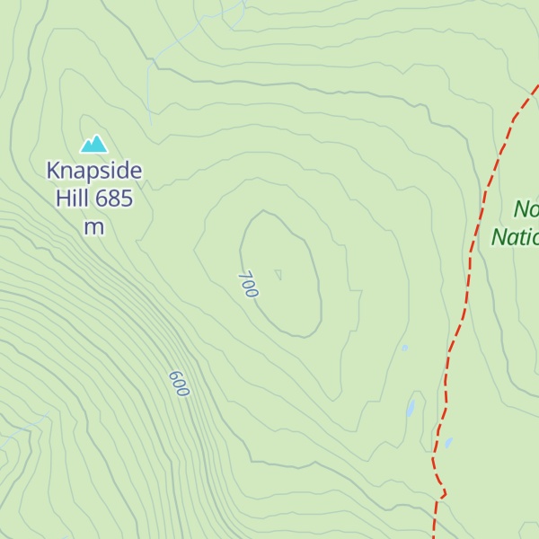 Map of Melmerby Fell