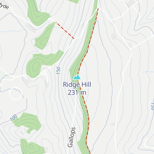 Map of Ridge Hill