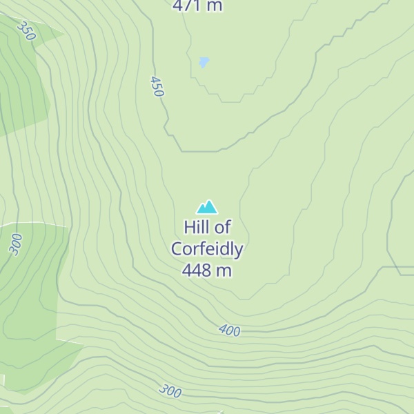 Map of Hill of Corfeidly