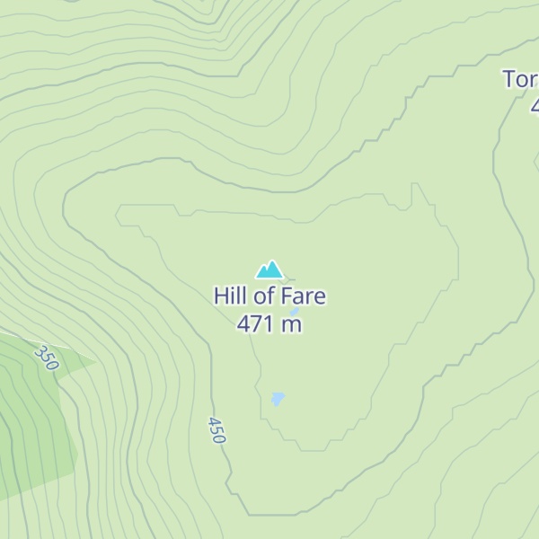 Map of Hill of Fare