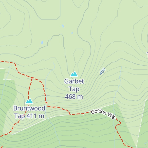 Map of Garbet Tap