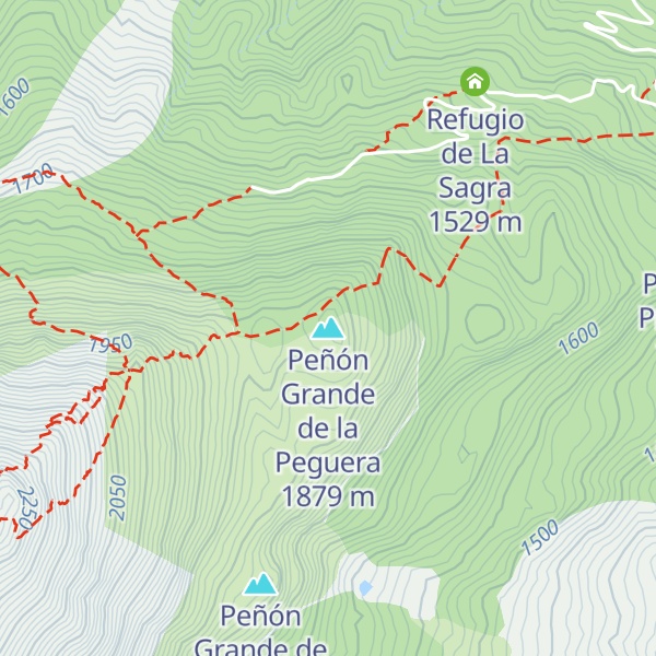 Map of Peñón Grande de la Peguera