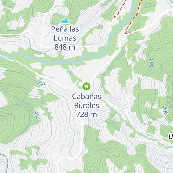 Map of Cabañas Rurales