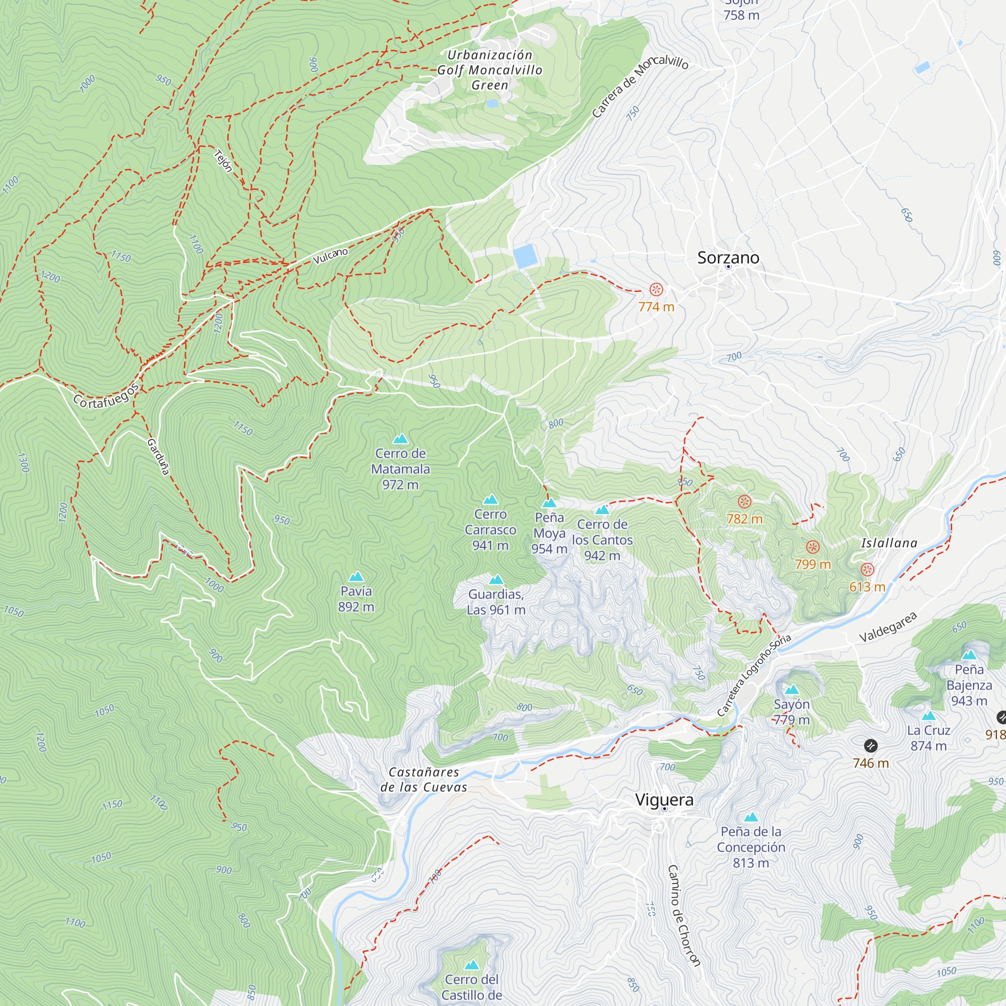 Refugio de cazadores map