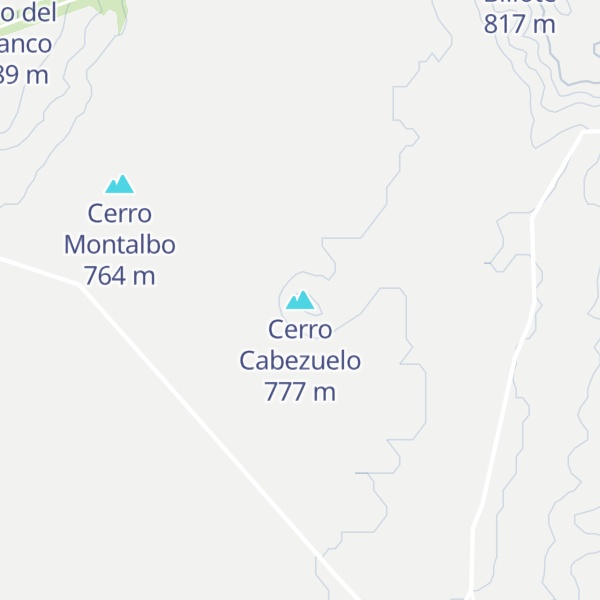 Map of Cerro Cabezuelo