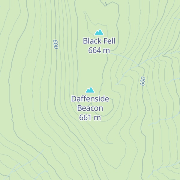 Map of Daffenside Beacon