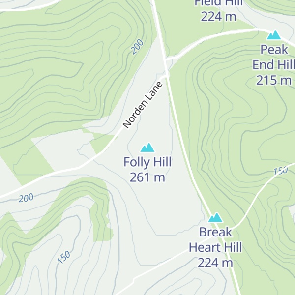 Map of Folly Hill
