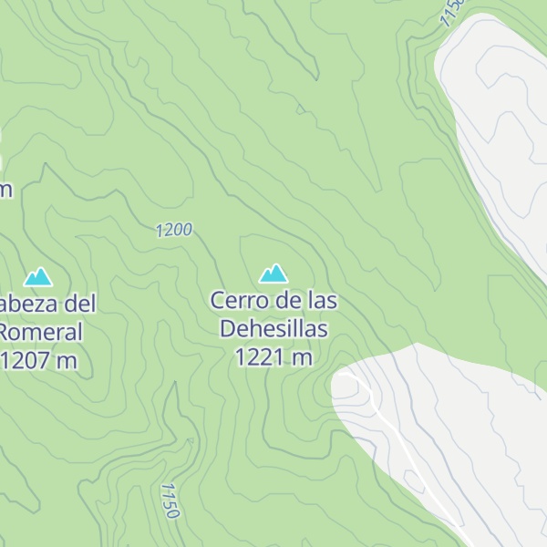 Map of Cerro de las Dehesillas