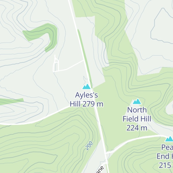 Map of Ayles's Hill