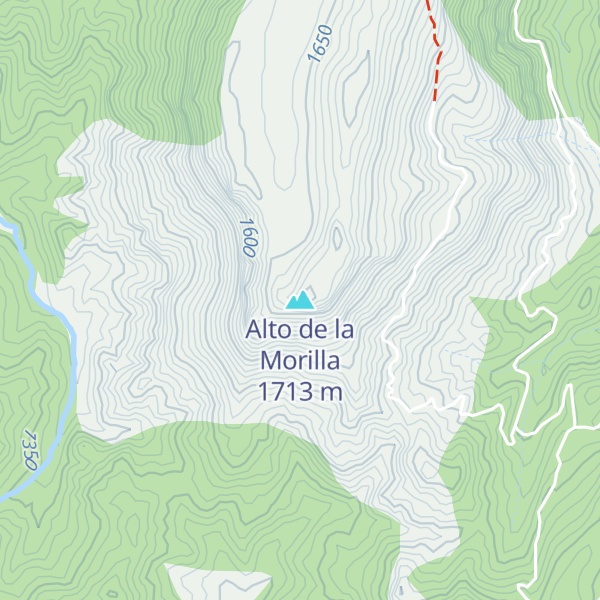 Map of Alto de la Morilla