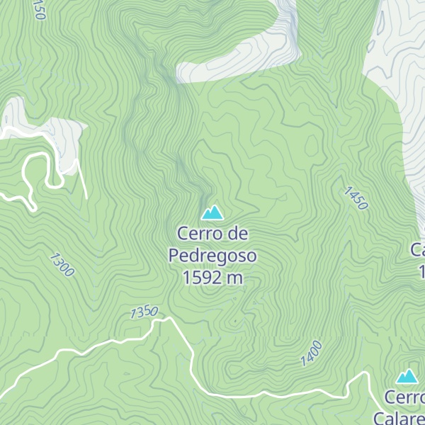 Map of Cerro de Pedregoso