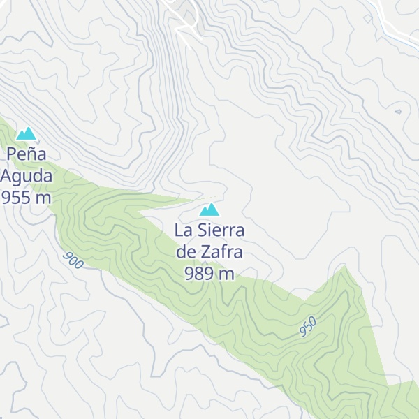Map of La Sierra de Zafra