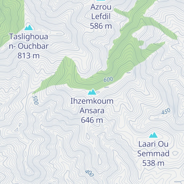 Map of Ihzemkoum Ansara