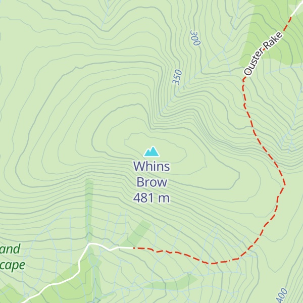 Map of Whins Brow