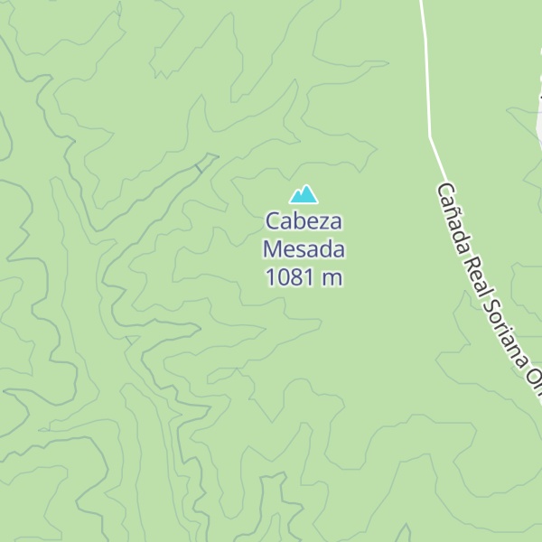 Map of Refugio del Chozo de las Monjas de Arriba