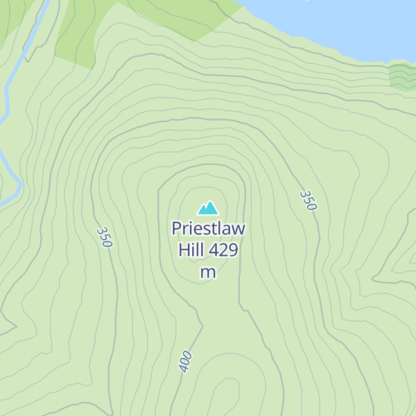Map of Priestlaw Hill
