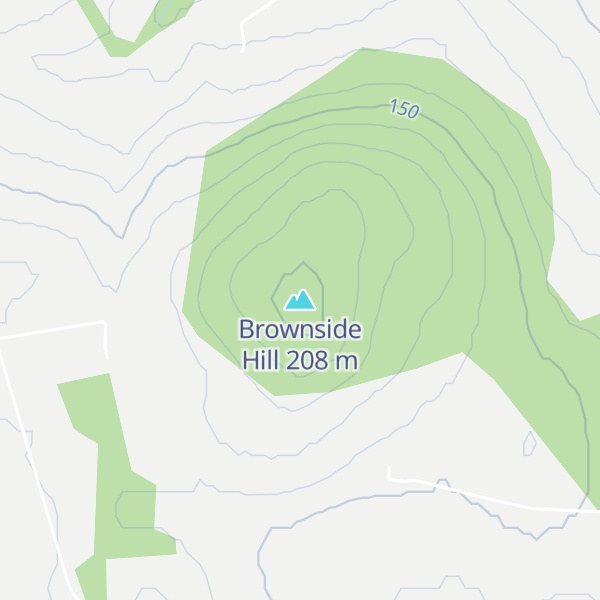 Map of Brownside Hill