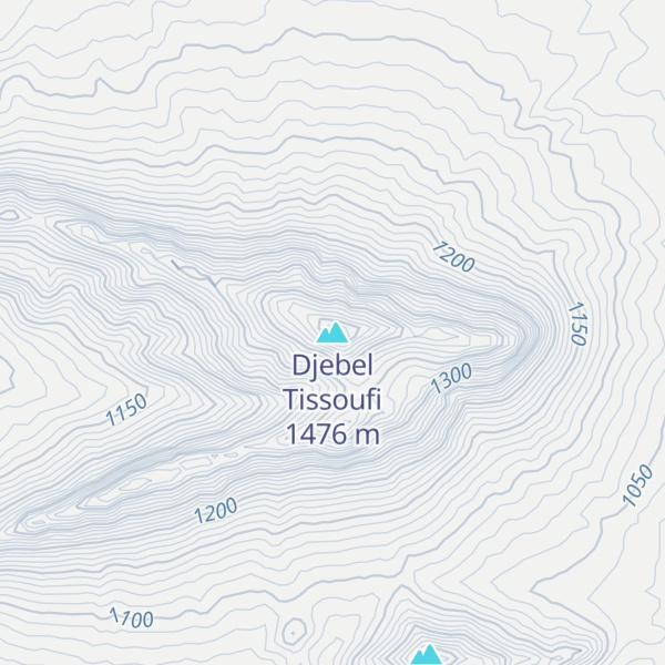 Map of Djebel Tissoufi