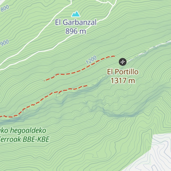 Map of Peña del León