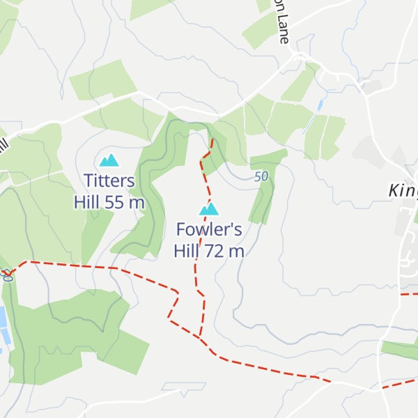 Map of Fowler's Hill