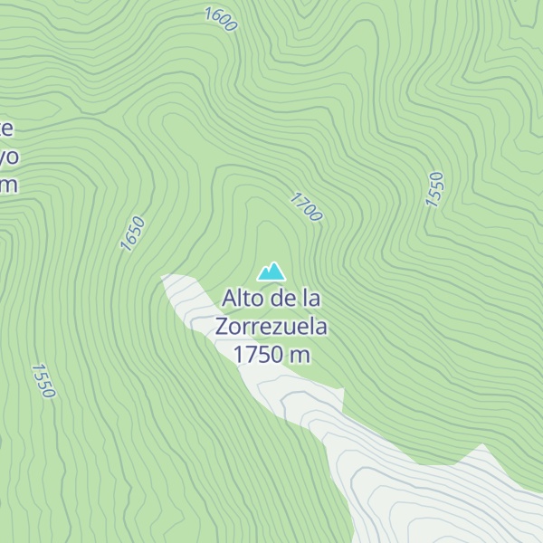 Map of Alto de la Zorrezuela