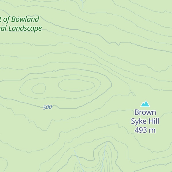 Map of Wolfhole Crag