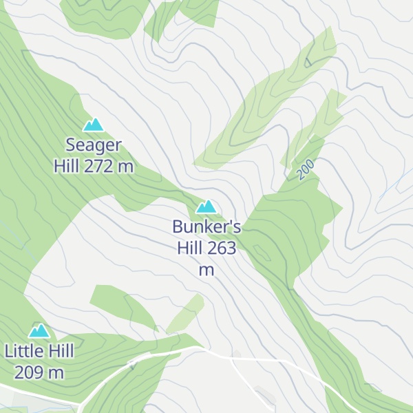 Map of Bunker's Hill
