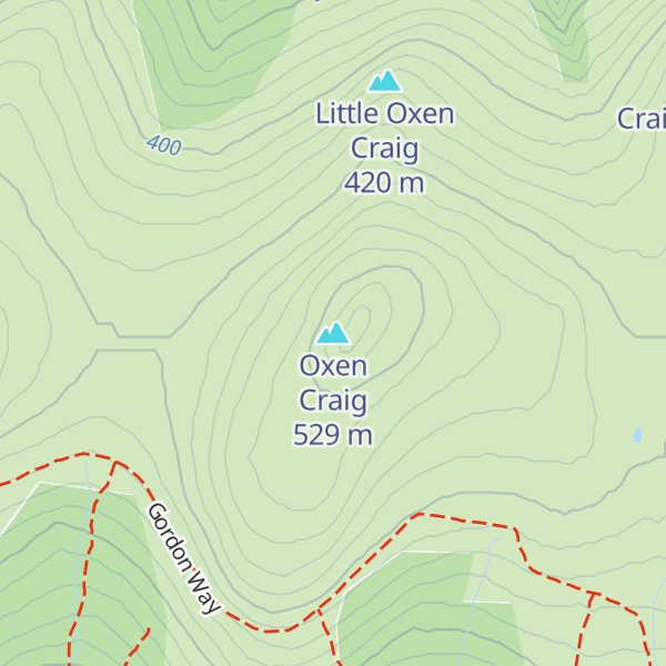 Map of Oxen Craig