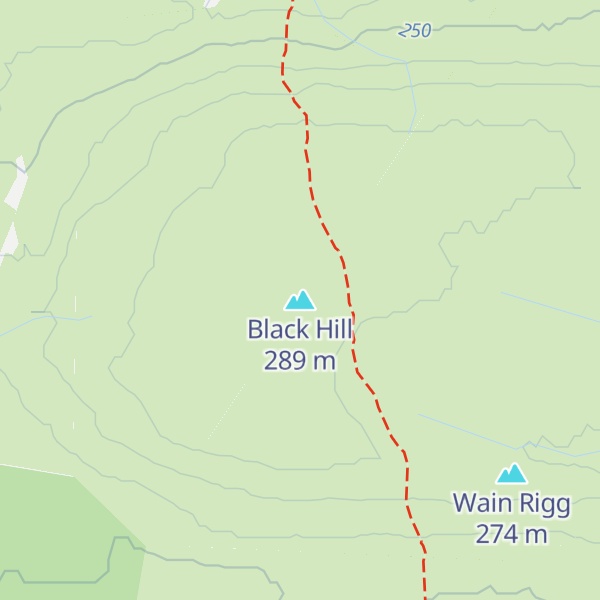 Map of Black Hill