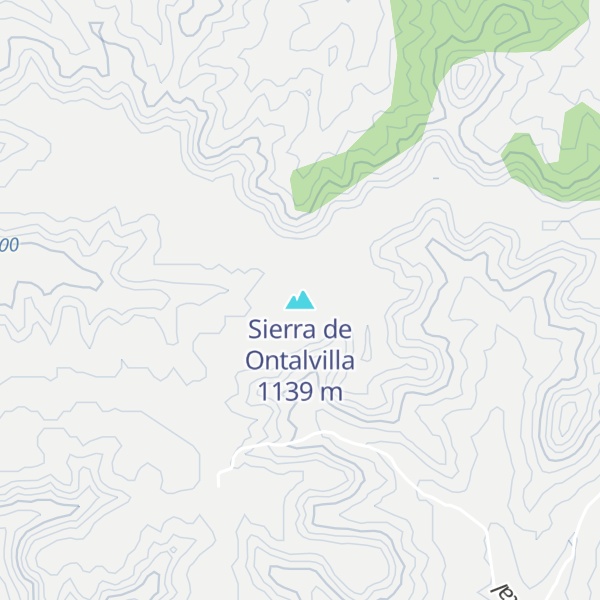 Map of Sierra de Ontalvilla