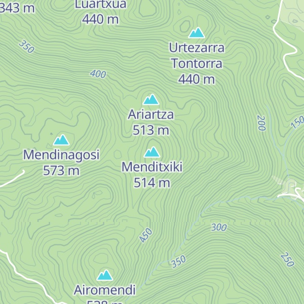 Map of Menditxiki