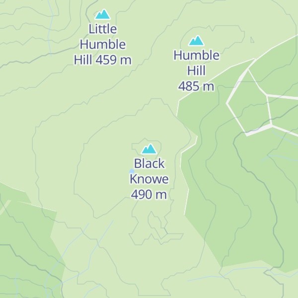 Map of Black Knowe