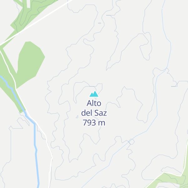 Map of Alto del Saz