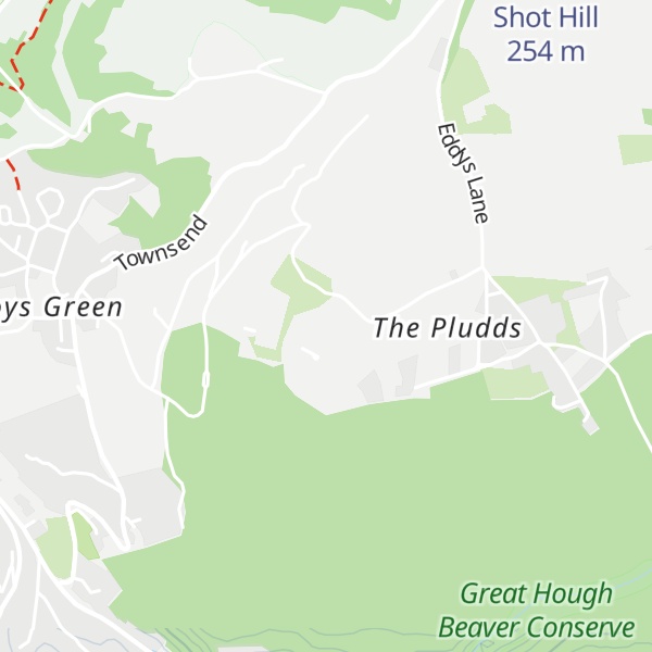 Map of Horsley Hill