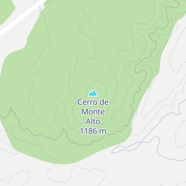 Map of Cerro de Monte Alto