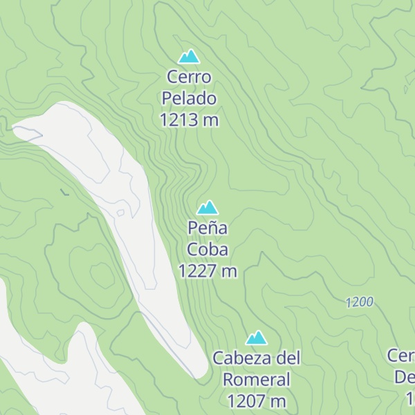 Map of Peña Coba