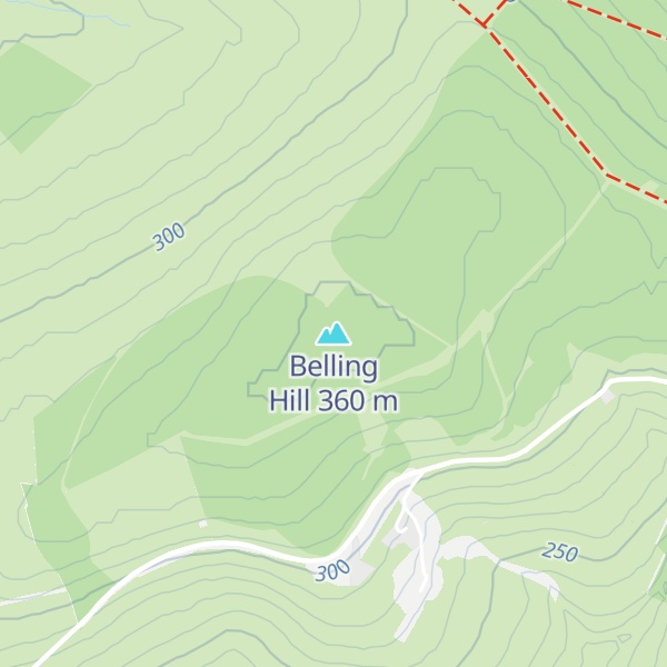 Map of Belling Hill