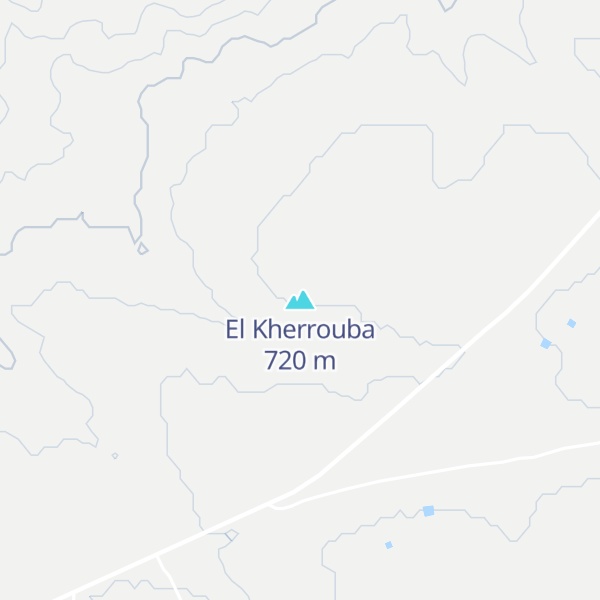 Map of El Kherrouba